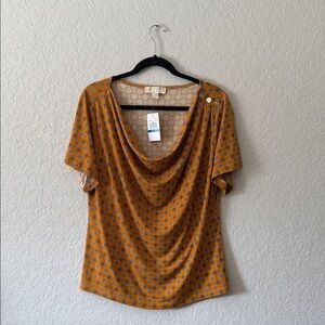 MK Michael Kors Drape Neck Top